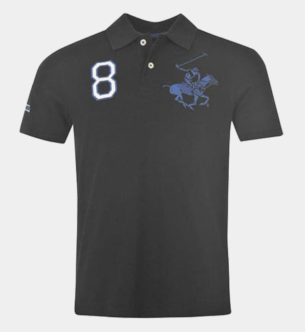 Beverly Hills Polo Club Polo Shirts Mens Black