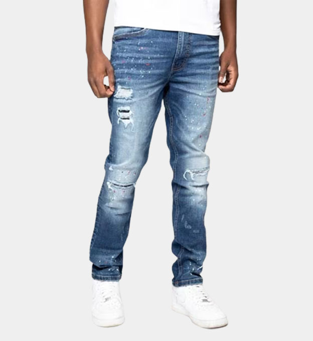 Firetrap Jeans Mens Mid Blue