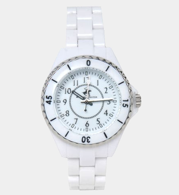 Beverly Hills Polo Club Watch Womens White