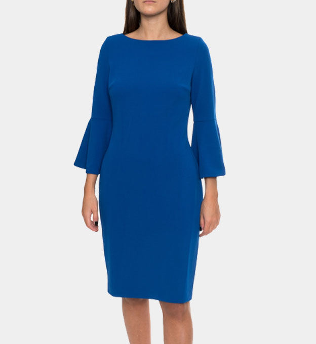 Calvin Klein Dress Womens Blue