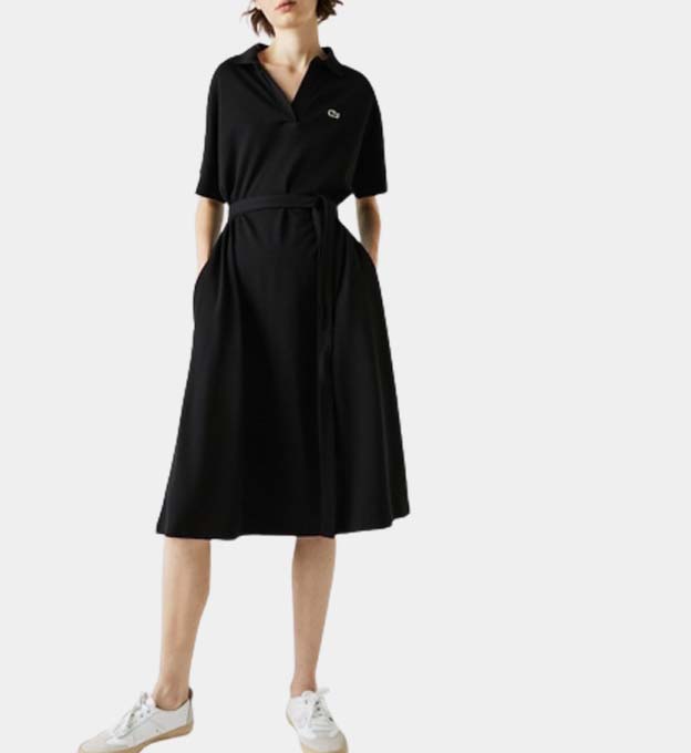 Lacoste Dress Womens Black