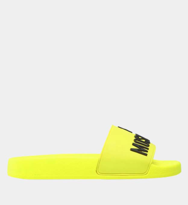 Love Moschino Flip Flops Womens Yellow