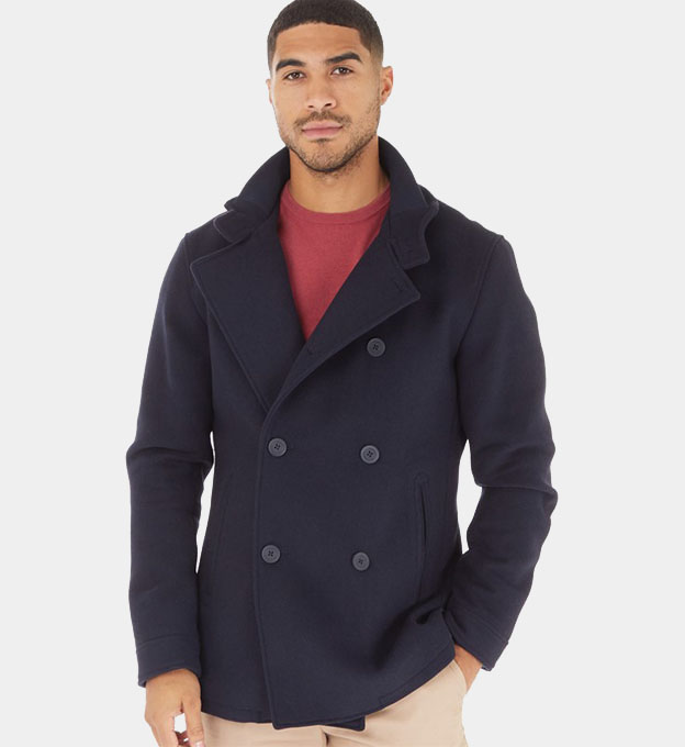 French Connection Coats Mens Dark Navy