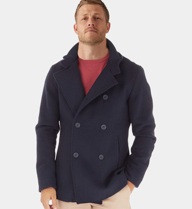 French Connection Coats Mens Dark Navy