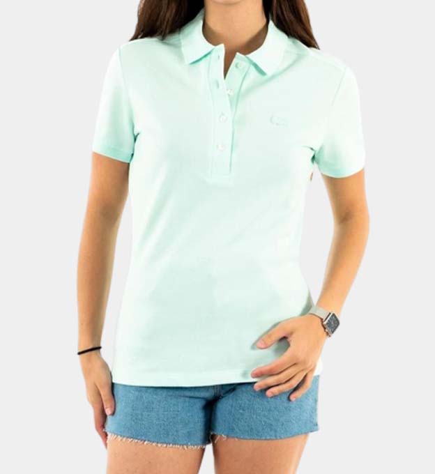 Lacoste Polo Shirt Womens Sky