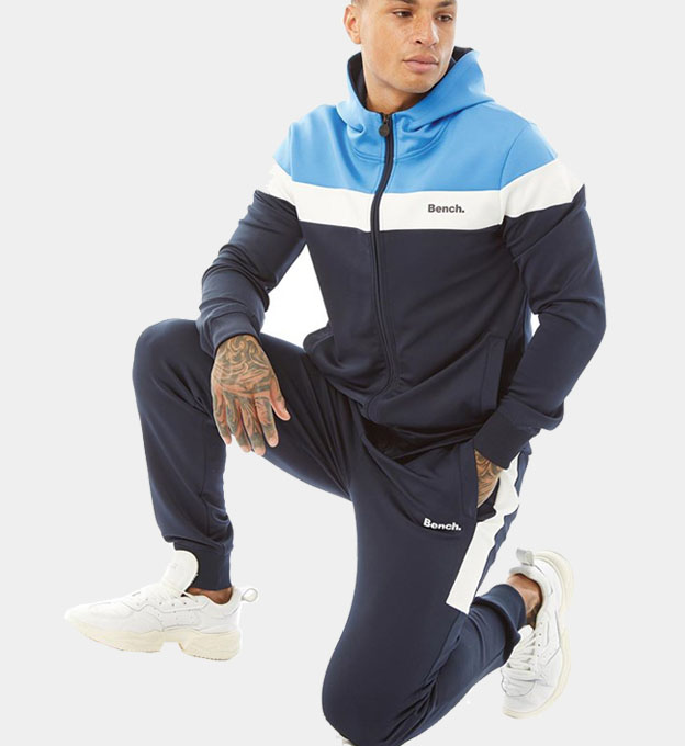 Bench Tracksuit Mens Navy
