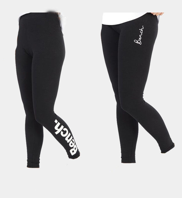 Bench 2 Pack Leggings Womens Black