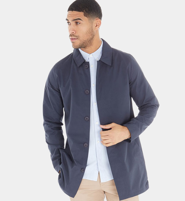 French Connection Jacket Mens Dark Blue