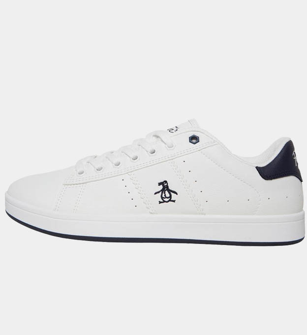 Original Penguin Trainers Mens White Navy