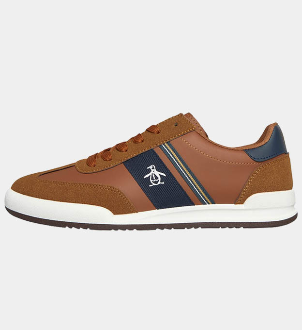 Original Penguin Trainers Mens Tan