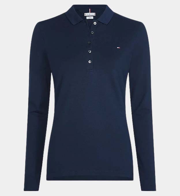 Tommy Hilfiger Polo Shirt Womens Midnight