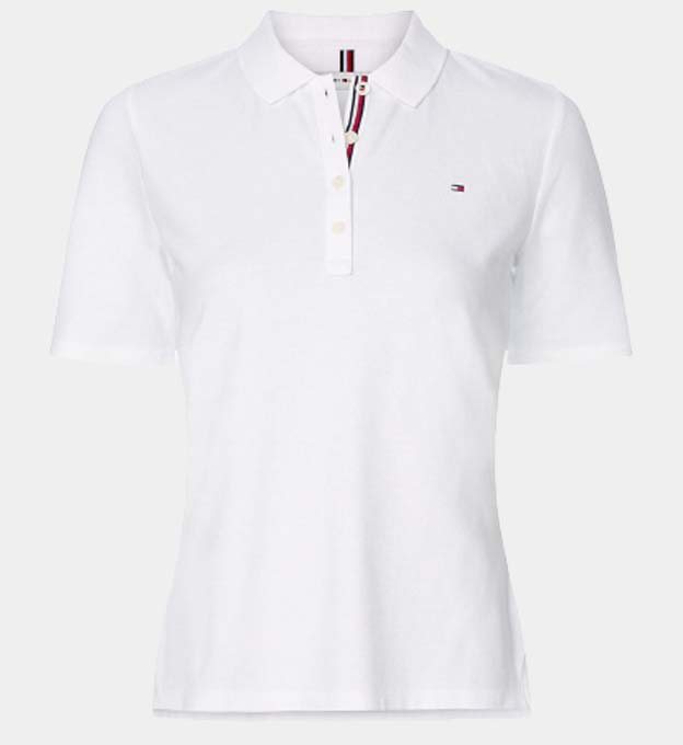 Tommy Hilfiger Polo Shirt Womens White