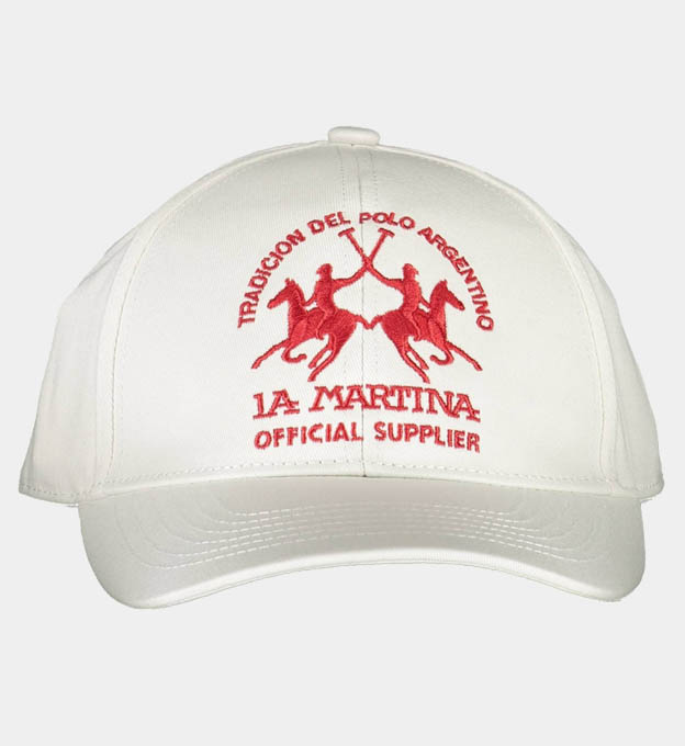 LA Martina Cap Mens White