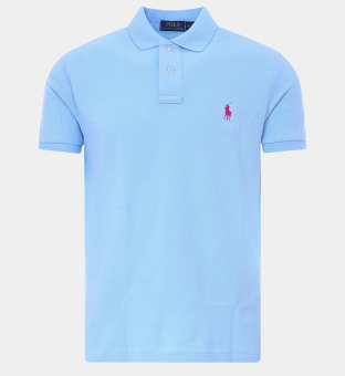 Ralph Lauren Polo Shirt Mens Light Blue