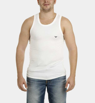 Emporio Armani Tank Tops Mens White