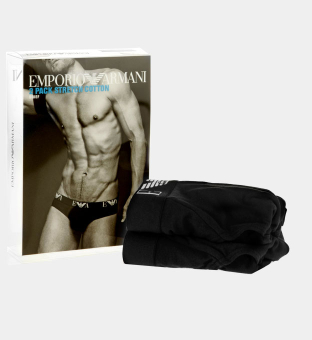 Emporio Armani 2 Pack Boxers Mens White