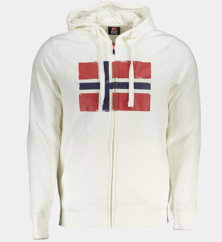 Norway 1963 Hoody Mens White