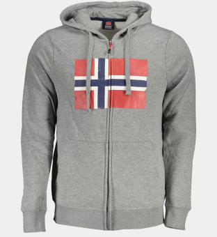Norway 1963 Hoody Mens Grey
