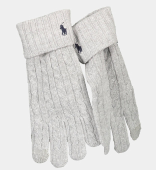 Ralph Lauren Gloves Mens Grey