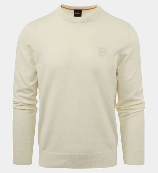 Hugo Boss Crew Neck Sweater Mens Light Beige