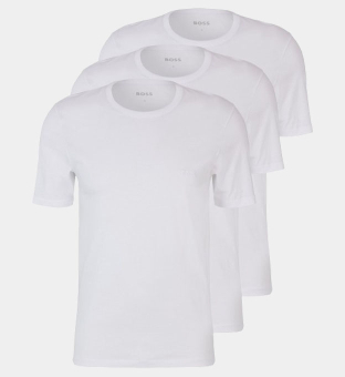 Hugo Boss 3 Pack T-shirts Mens White