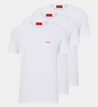 Hugo 3 Pack T-shirts Mens White