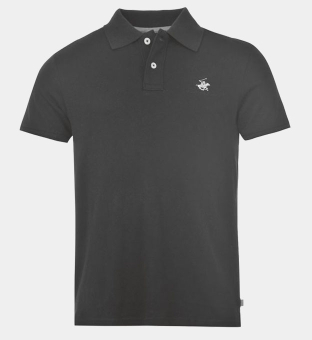 Beverly Hills Polo Club Polo Shirt Mens Navy