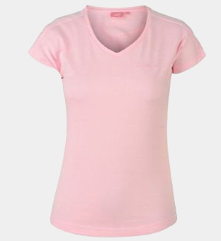 LA Gear V-Neck T-shirt Womens Pink