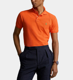 Ralph Lauren Polo Shirt Mens Orange