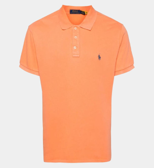 Ralph Lauren Polo Shirt Mens Light Orange
