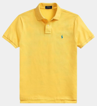 Ralph Lauren Polo Shirt Mens Yellow
