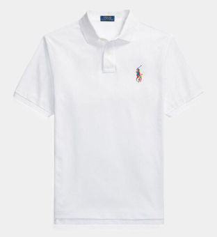 Ralph Lauren Polo Shirt Mens White