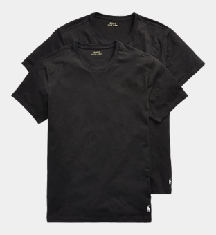 Ralph Lauren 2 Pack T-shirts Mens Black