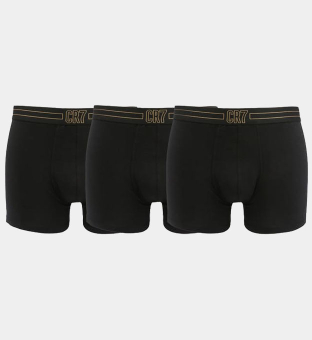 CR7 Cristiano Ronaldo 3 Pack Boxer Mens Black