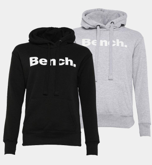 Bench 2 Pack Hoodies Womens Black _Grey