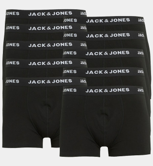 Jack & Jones 7 Pack Trunks Mens Black