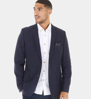 French Connection Blazer Mens Blue