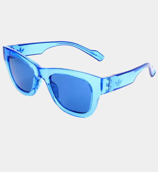 Adidas Sunglasses Unisex Semitransparent Blue