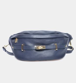Anna Luchini Crossbody Bag Womens Dark Blue