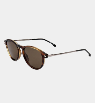 Hugo Boss Sunglasses Mens Striped Brown