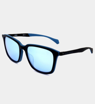 Hugo Boss Sunglasses Mens Matte Black Blue
