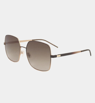 Hugo Boss Sunglasses Womens Matte Brown Gold