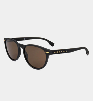 Hugo Boss Sunglasses Mens Matte Gold Black
