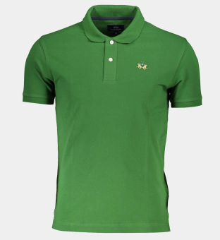 LA Martina Polo Shirt Mens Green