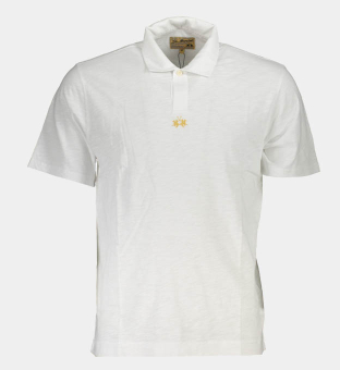 LA Martina Polo Shirt Mens White