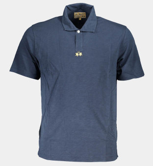 LA Martina Polo Shirt Mens Navy Blue