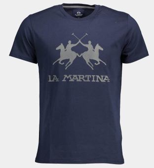 LA Martina T-shirt Mens Navy Blue