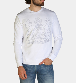 Aquascutum Sweatshirt Mens White