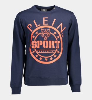 Plein Sport Hoody Mens Blue