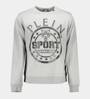 Plein Sport Hoody Mens Grey